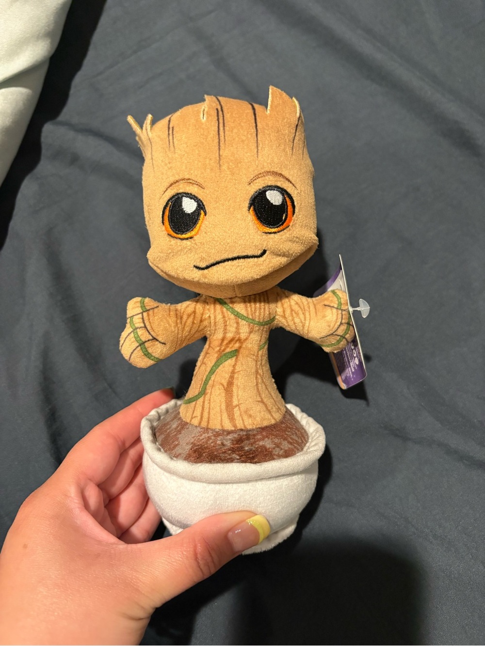 Marvel Baby Groot Plush in Brown, White and Green